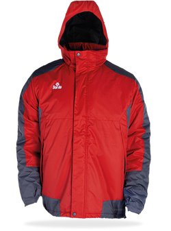 PARKA ROJA/GRIS
