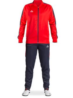 CHANDAL SLIM FIT ROJO/AZUL