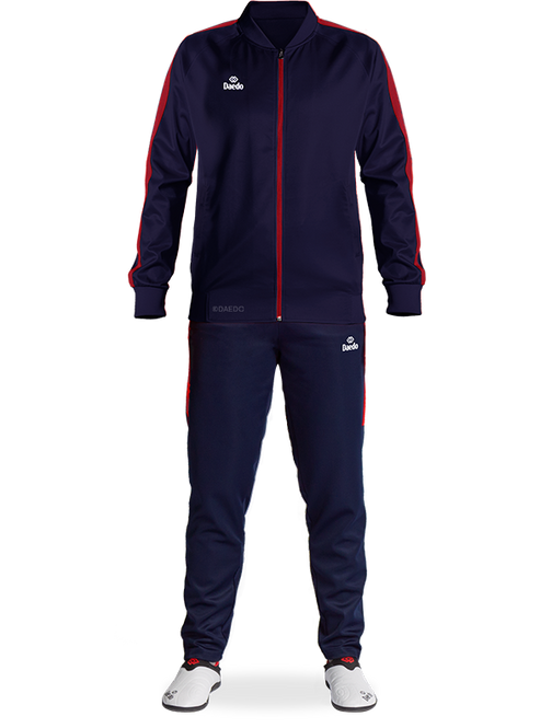 CHANDAL SLIM FIT AZUL/ROJO