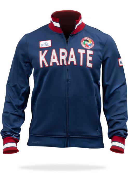 CHAQUETA SLIM KARATE WKF