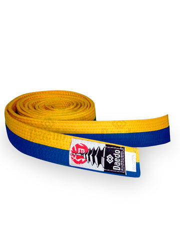240CM CINTURON KYOKUSHIN KAI AMARILLO/AZUL