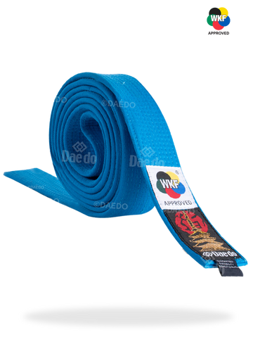 260CM CINTURON WKF GAMA ALTA AZUL NIÑO