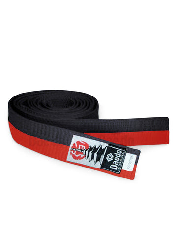 CINTURON POOM ROJO/NEGRO