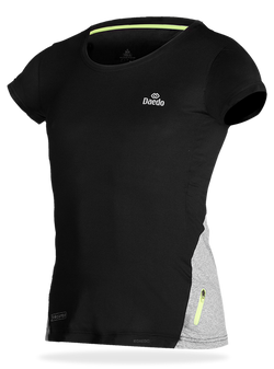 CAMISETA FIT4 MUJER (NEGRA)