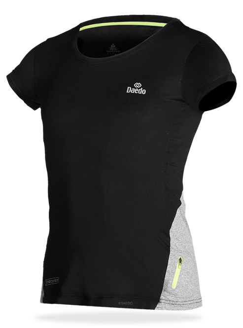 CAMISETA FIT4 MUJER (NEGRA)
