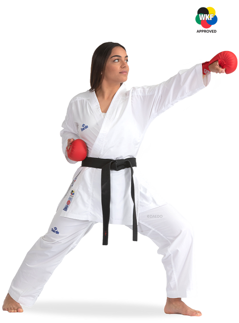 KARATEGI KUMITE ULTRA CON BORDADO ROJO