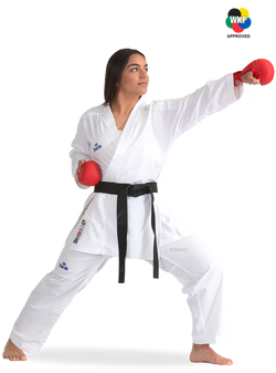 KARATEGI KUMITE ULTRA CON BORDADO AZUL