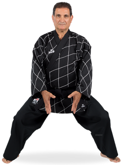 DOBOK HAPKIDO NEGRO CON ROMBOS