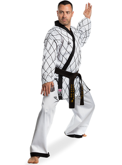 DOBOK HAPKIDO BLANCO CON ROMBOS