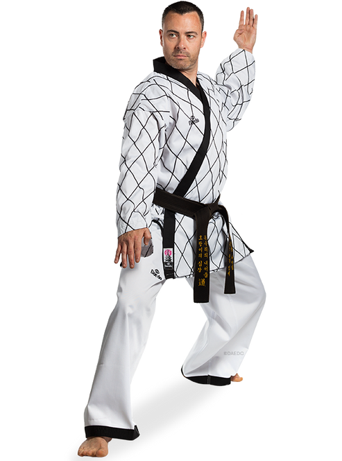 DOBOK HAPKIDO BLANCO CON ROMBOS