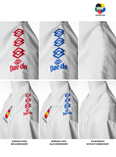 KARATEGI KUMITE ULTRA CON BORDADO AZUL