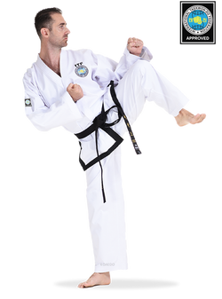 ITF APPROVED DOBOK CINTURÓN NEGRO ITF